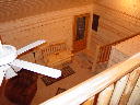 View of entryway looking down from upstairs