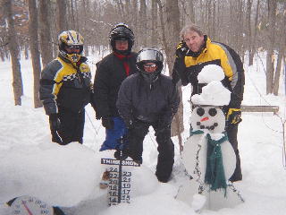 Mark Funk, Jim Cavanaugh, Mike Peterson and Jeff Bettelon (not pictured is Mike Kulwicki, he's the one taking the shot).